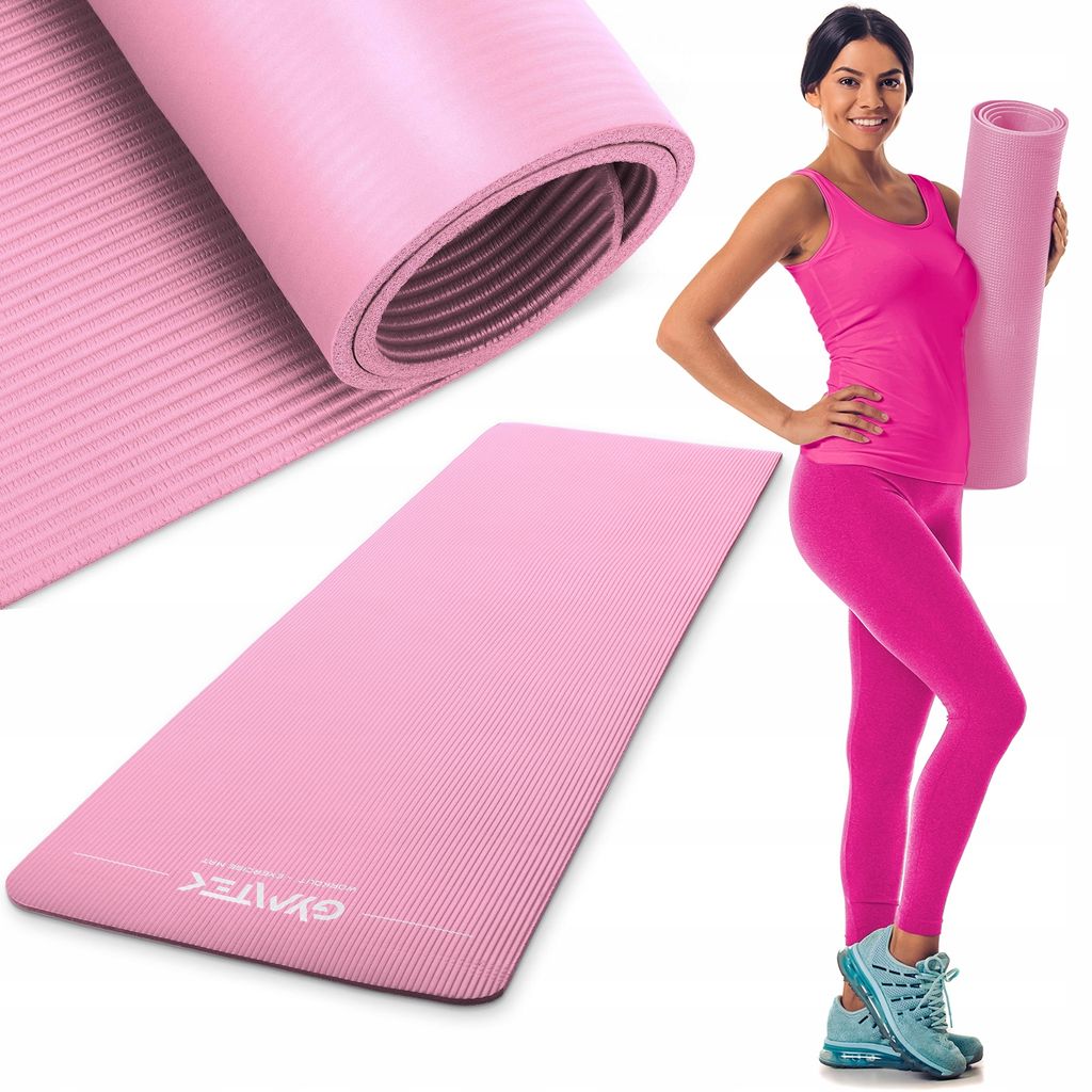 Exercise mat 180 cm x 61 cm roses